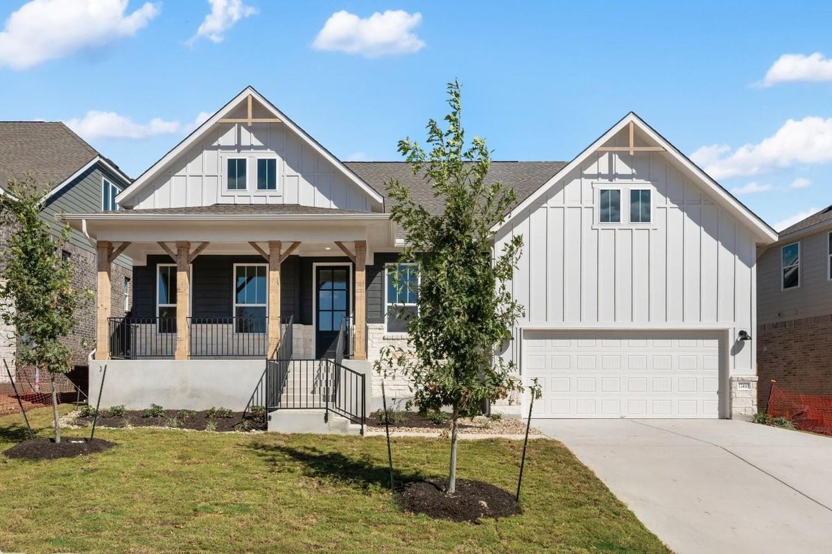 View 17217 Alta Madera LN in The Trails at Carmel 17217 Alta Madera LN - front exterior - Luxury home in The Trails at Carmel, Pflugerville, TX