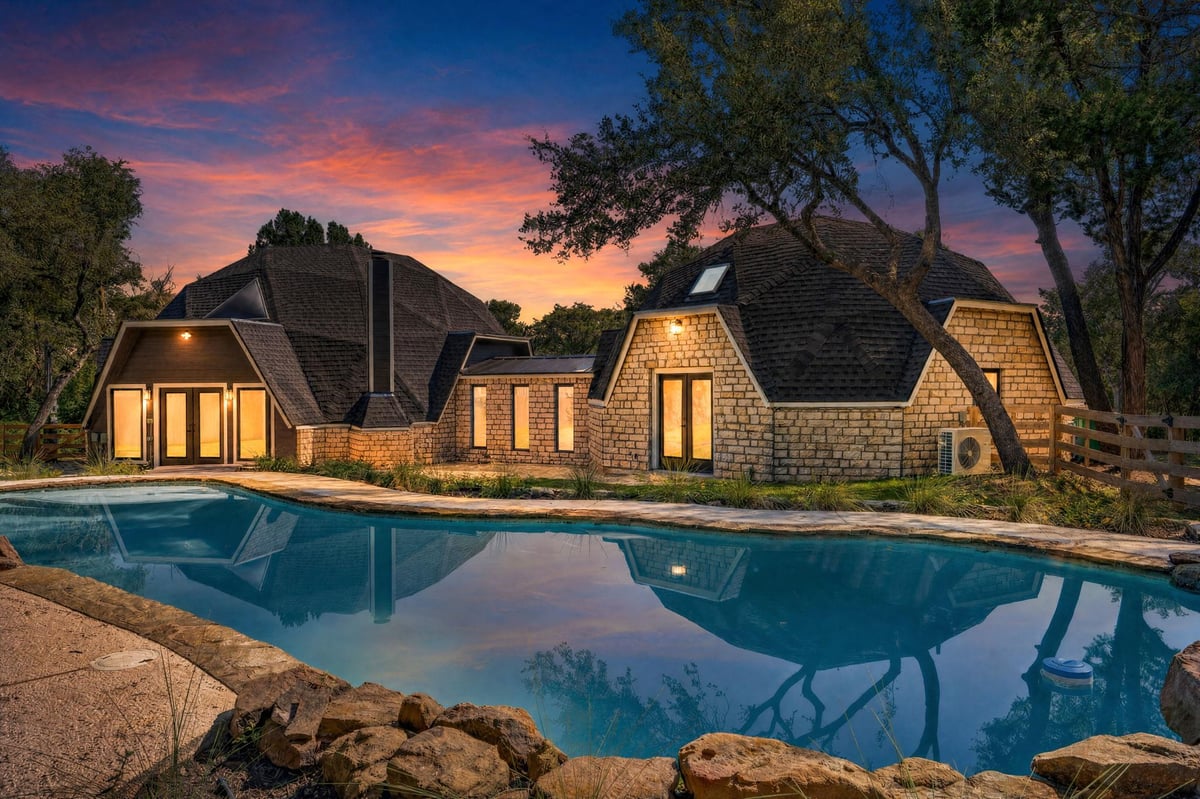 View 17226 Rocky Ridge RD in Cook Gerald T Sec 01 17226 Rocky Ridge RD - front exterior - Luxury home in Cook Gerald T Sec 01, Austin, TX