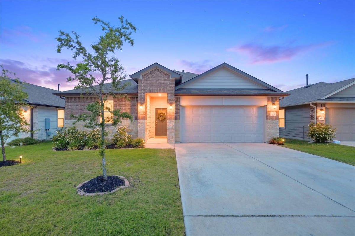 View 173 Frostweed DR in SOUTHGROVE 173 Frostweed DR - front exterior - Luxury home in SOUTHGROVE, Kyle, TX