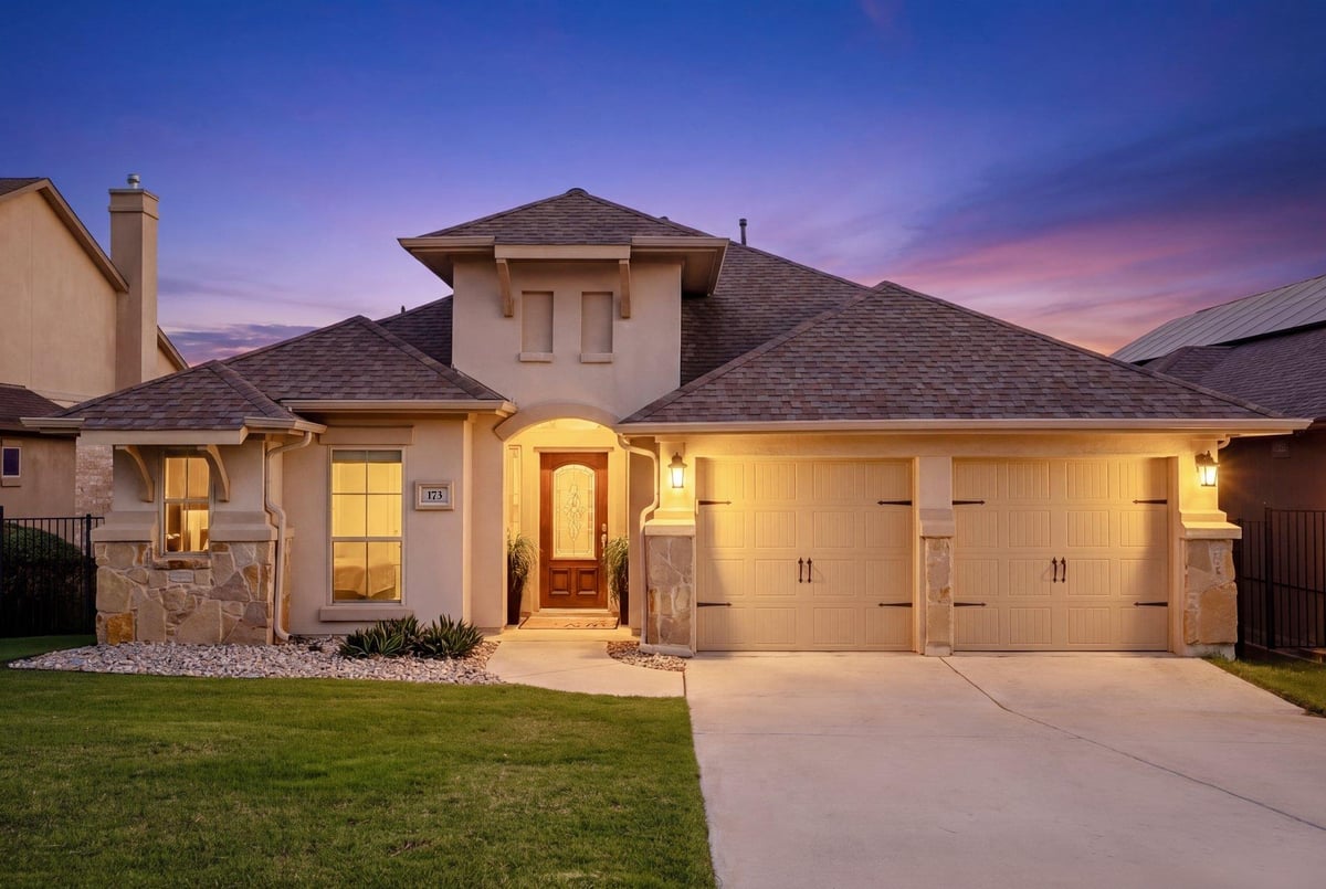 View 173 Santa Maria St in Rancho Sienna 173 Santa Maria St - front exterior - Luxury home in Rancho Sienna, Georgetown, TX
