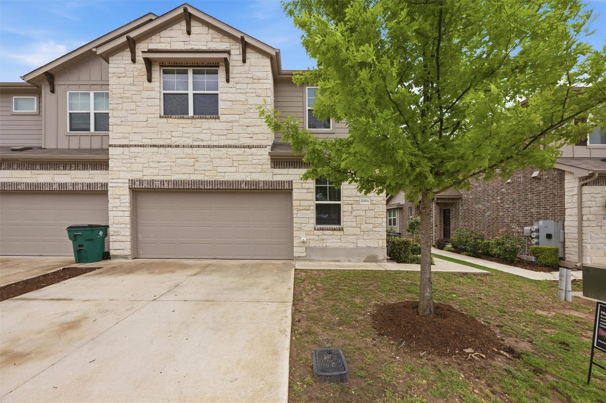 View 17301 Leafroller Dr Unit #A in Cardinal Crossing Condominiums 17301 Leafroller Dr Unit #A - front exterior - Luxury home in Cardinal Crossing Condominiums, Pflugerville, TX