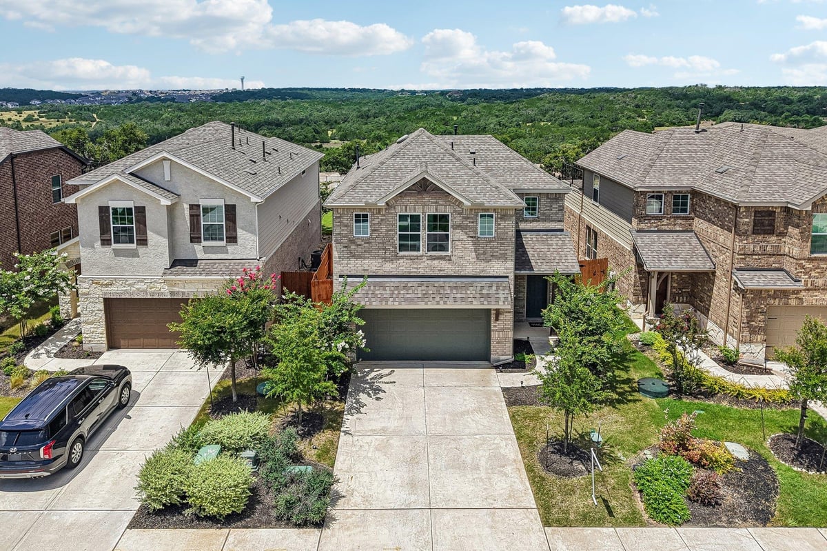 View 17307 Hattie TRCE in Sweetwater Ranch Sec 2 Vlgs C 17307 Hattie TRCE - front exterior - Luxury home in Sweetwater Ranch Sec 2 Vlgs C, Austin, TX
