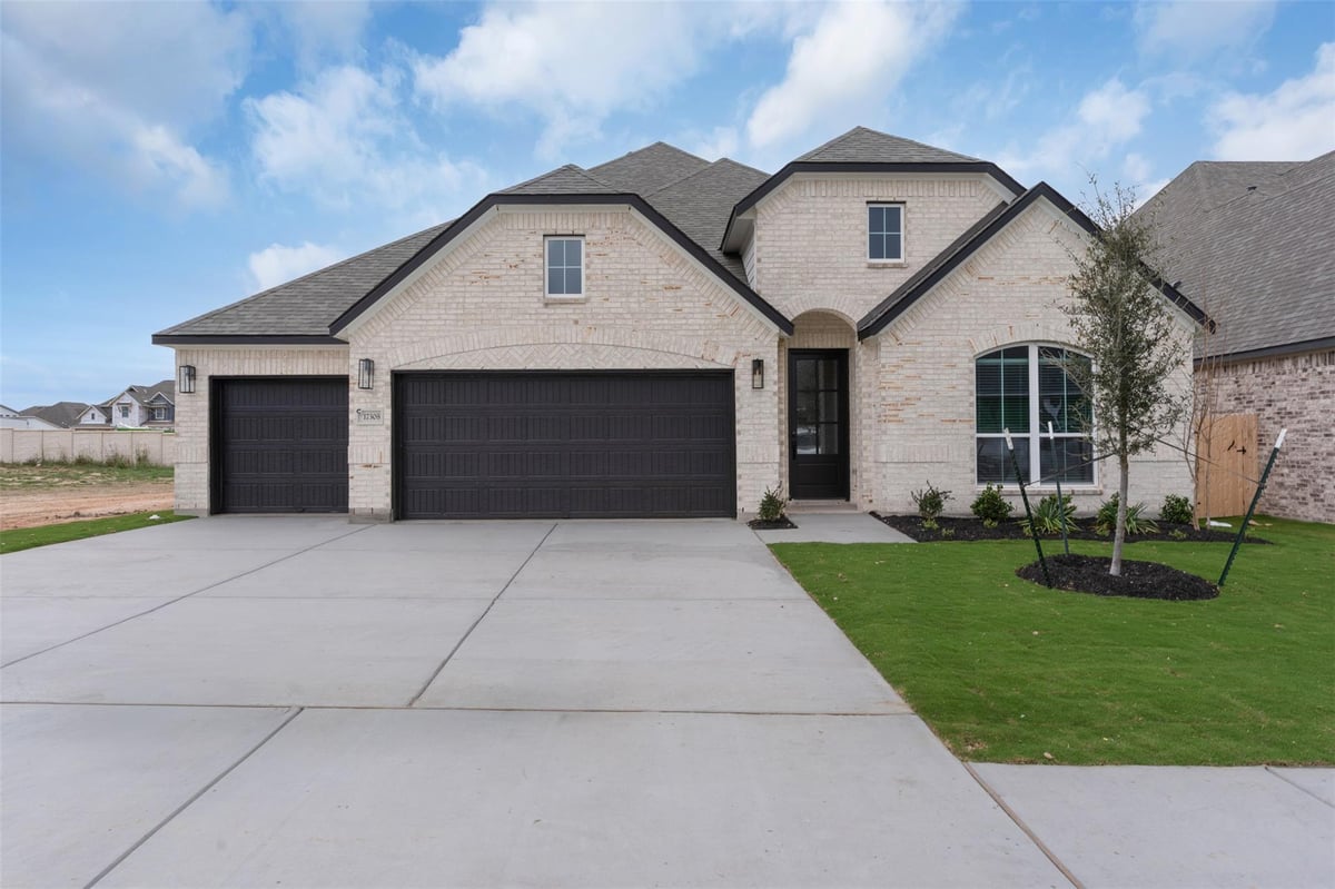 View 17308 Hope Bergman Rd in Grove at Blackhawk 17308 Hope Bergman Rd - front exterior - Luxury home in Grove at Blackhawk, Pflugerville, TX