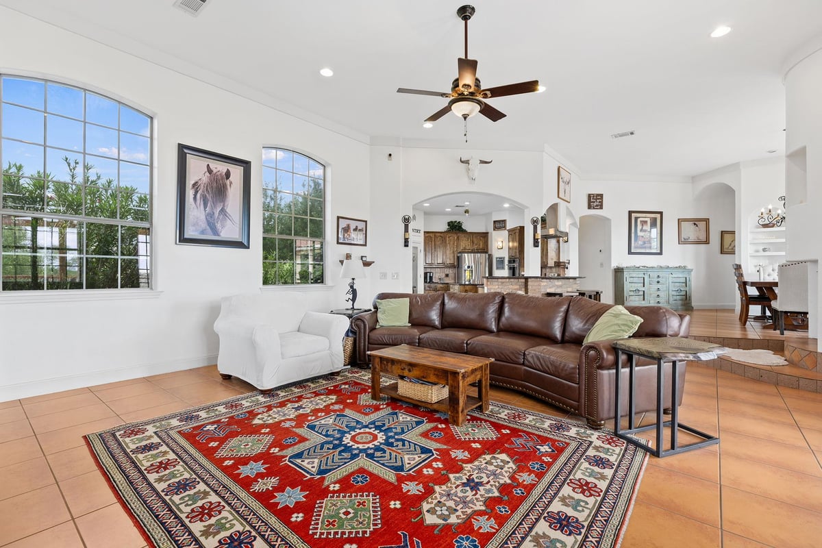 Living area at 17308 Saint Therese Rd - 4 bed 3 bath home