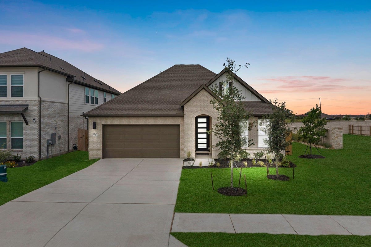 View 17405 Graces Path in Blackhawk 17405 Graces Path - front exterior - Luxury home in Blackhawk, Pflugerville, TX
