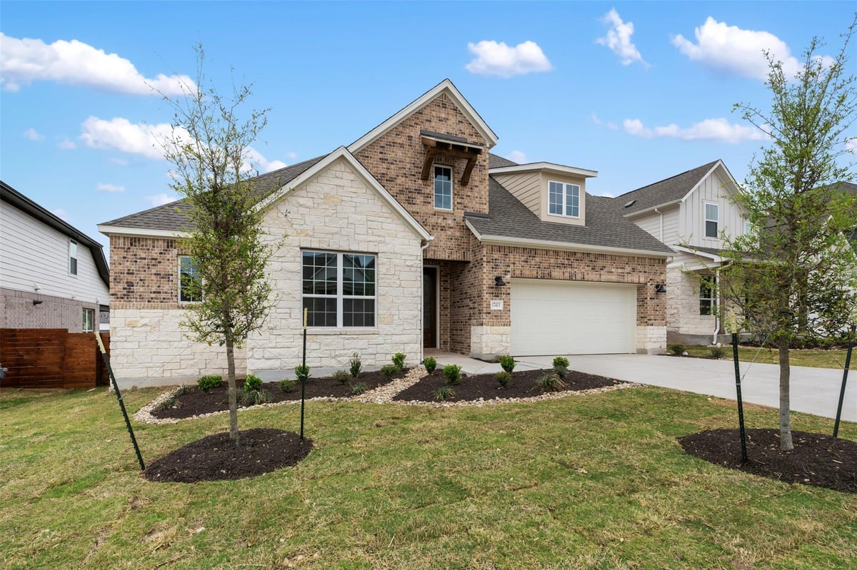 View 17413 Angelique Dr in Provence 17413 Angelique Dr - front exterior - Luxury home in Provence, Austin, TX