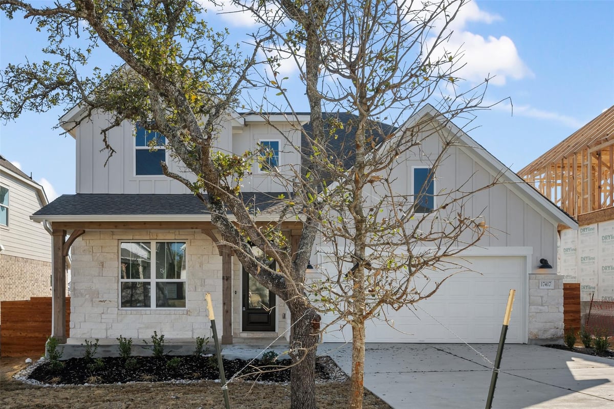 View 17417 Angelique Dr in Provence 17417 Angelique Dr - front exterior - Luxury home in Provence, Austin, TX