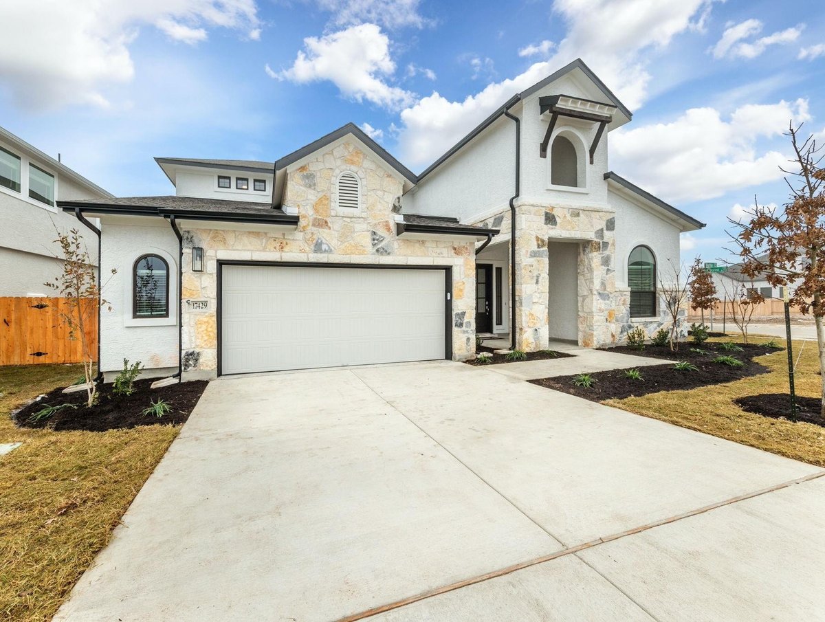 View 17429 Hattie Trace in Sweetwater 17429 Hattie Trace - front exterior - Luxury home in Sweetwater, Austin, TX