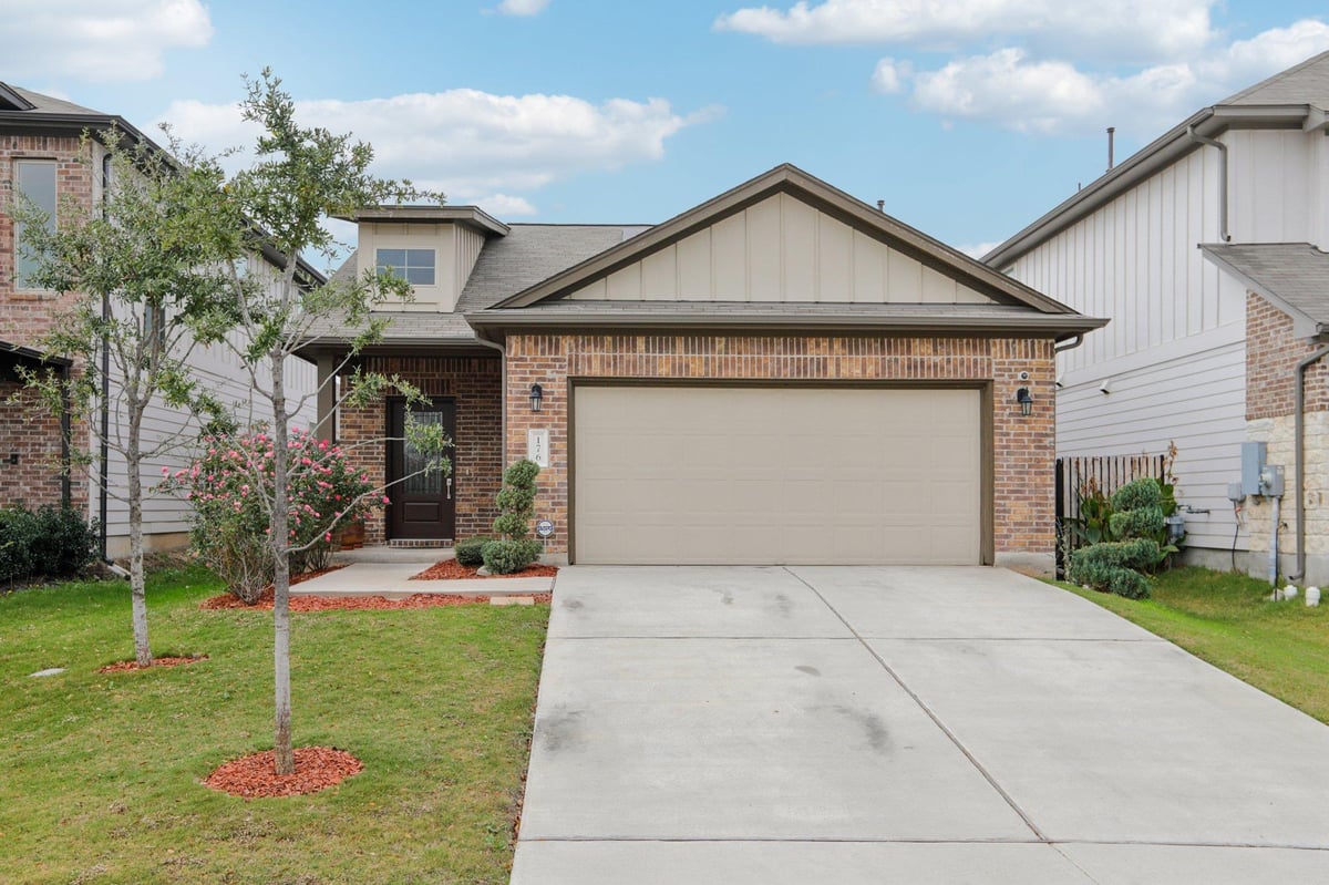 View 176 Mayney Ln in LARKSPUR 176 Mayney Ln - front exterior - Luxury home in LARKSPUR, Leander, TX