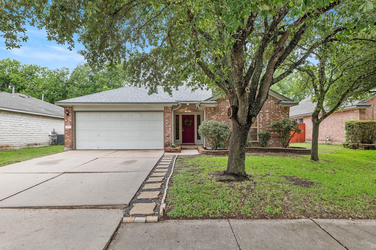 View 17600 Limpia Creek DR in Cambridge Heights 17600 Limpia Creek DR - front exterior - Luxury home in Cambridge Heights, Round Rock, TX