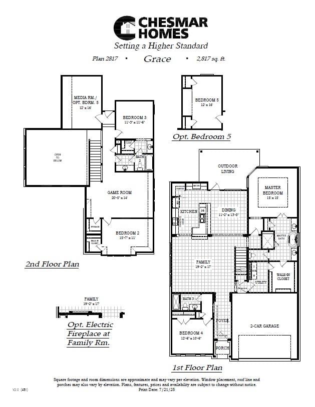 Living area at 17612 Joyce Erna Ln - 4 bed 3 bath home