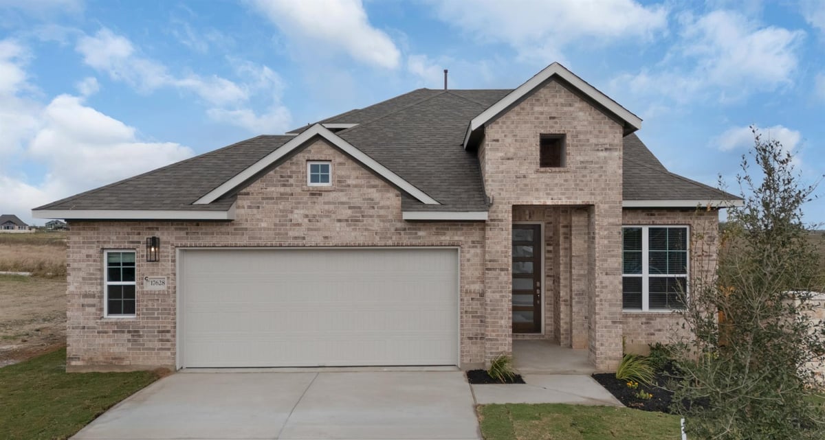 View 17628 Evelyn Ann Way in Grove at Blackhawk 17628 Evelyn Ann Way - front exterior - Luxury home in Grove at Blackhawk, Pflugerville, TX