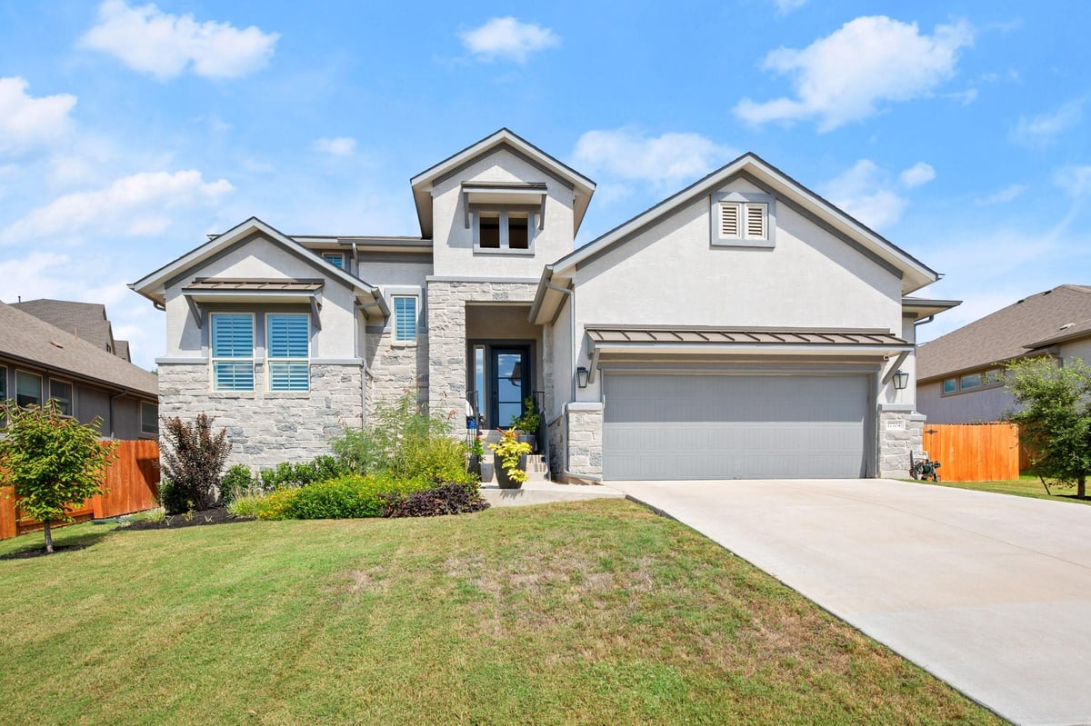 View 17704 Limestone Spring LN in Sweetwater 17704 Limestone Spring LN - front exterior - Luxury home in Sweetwater, Austin, TX