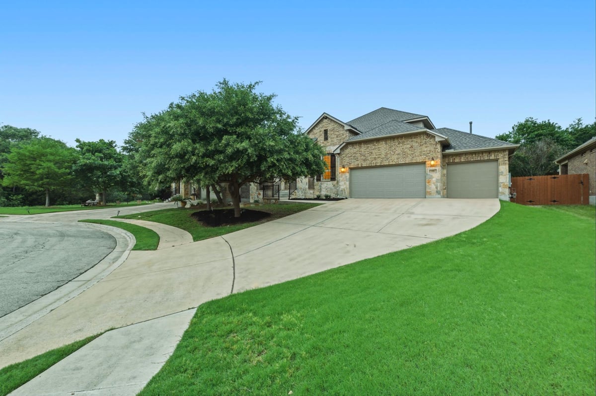 178 Spyglass - front exterior - Luxury home in Belterra Ph 4 Sec 13, Austin, TX