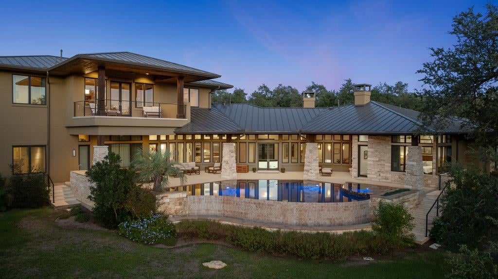 View 17800 Flagler Dr in Belvedere Ph Ii-A Rev Pla 17800 Flagler Dr - front exterior - Luxury home in Belvedere Ph Ii-A Rev Pla, Austin, TX