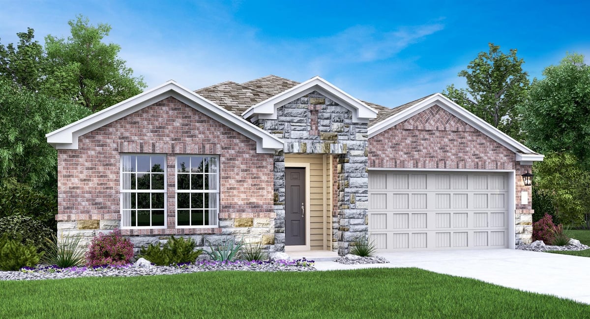 17801 Orchard Oriel Way - front exterior - Luxury home in Meadowlark Preserve, Pflugerville, TX