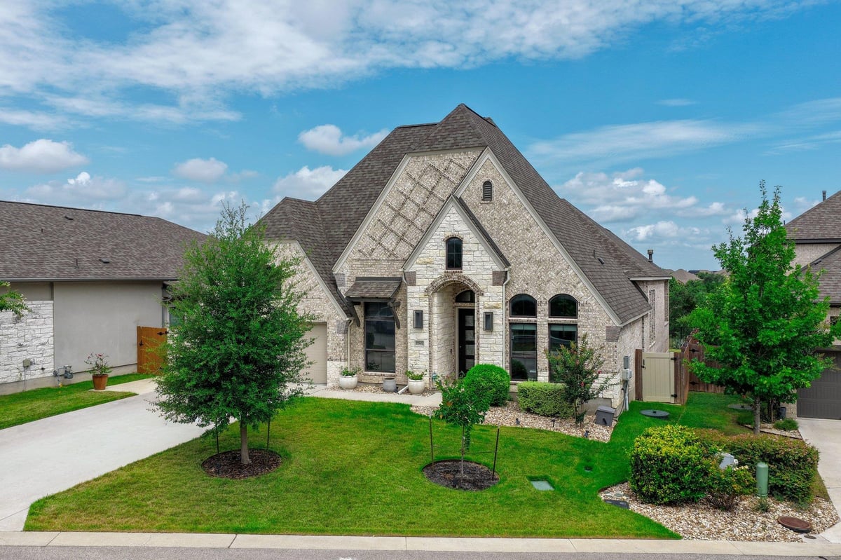 View 17802 Dufour DR in Sweetwater 17802 Dufour DR - front exterior - Luxury home in Sweetwater, Austin, TX