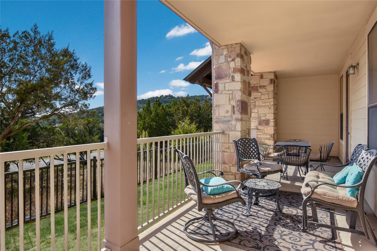 View 17808 Maritime Point Dr Unit #101 in Hollows Condo Hilltop Vi 17808 Maritime Point Dr Unit #101 - front exterior - Luxury home in Hollows Condo Hilltop Vi, Jonestown, TX