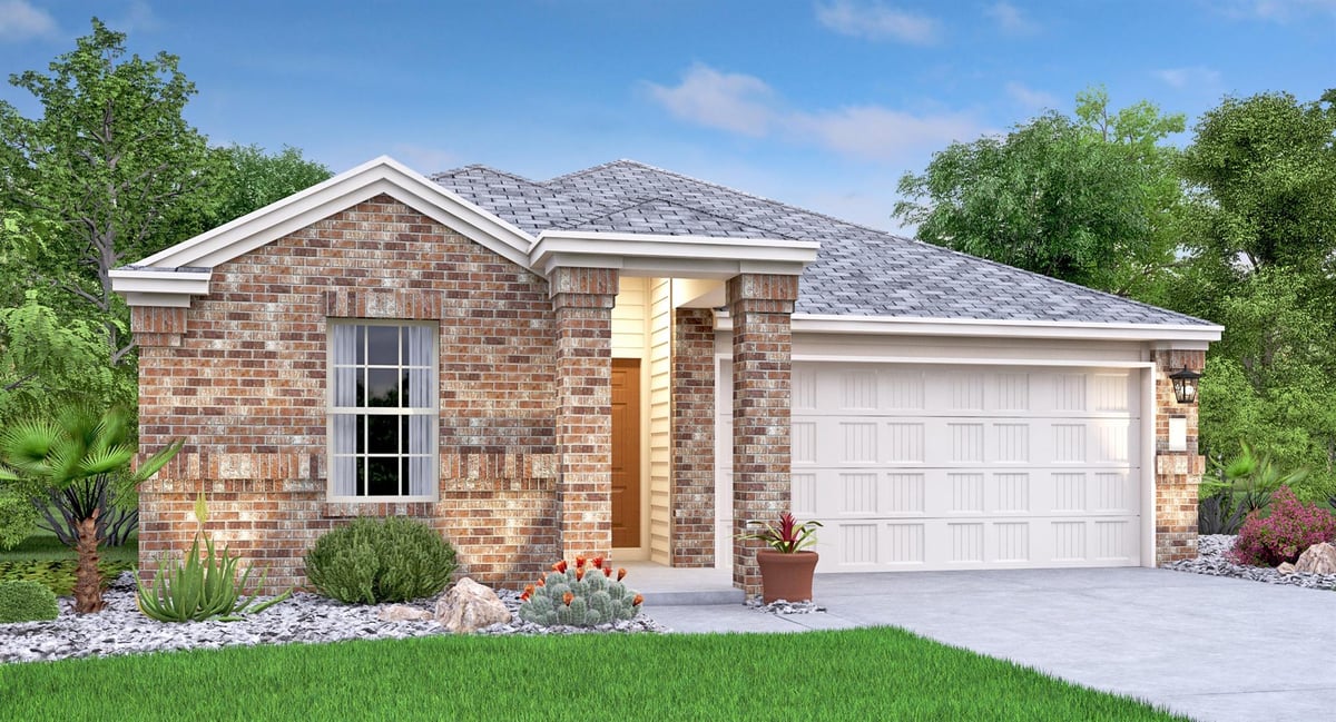 View 17810 Indigo Bunting Ln in Meadowlark Preserve 17810 Indigo Bunting Ln - front exterior - Luxury home in Meadowlark Preserve, Pflugerville, TX