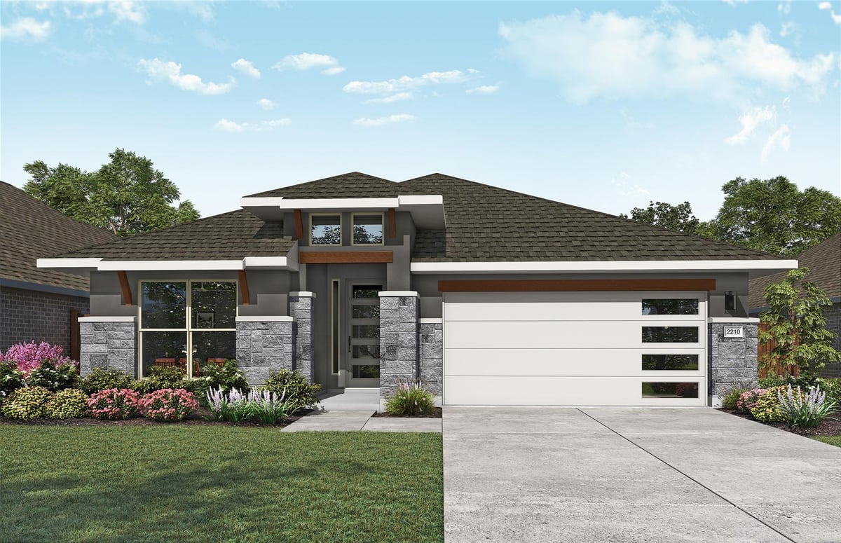 17813 Birch Chase LN - front exterior - Luxury home in Newhaven, Manor, TX