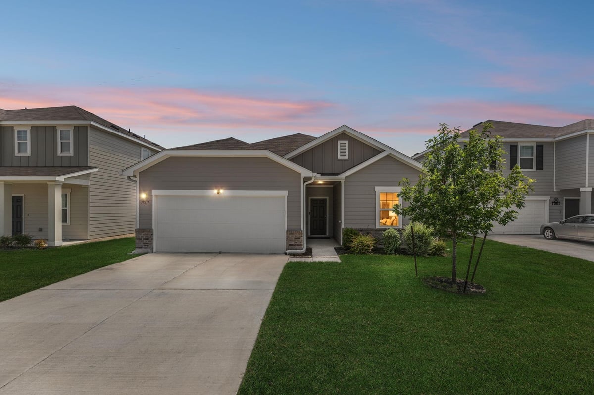 View 17817 Altesino CV in Vine Creek 17817 Altesino CV - front exterior - Luxury home in Vine Creek, Pflugerville, TX