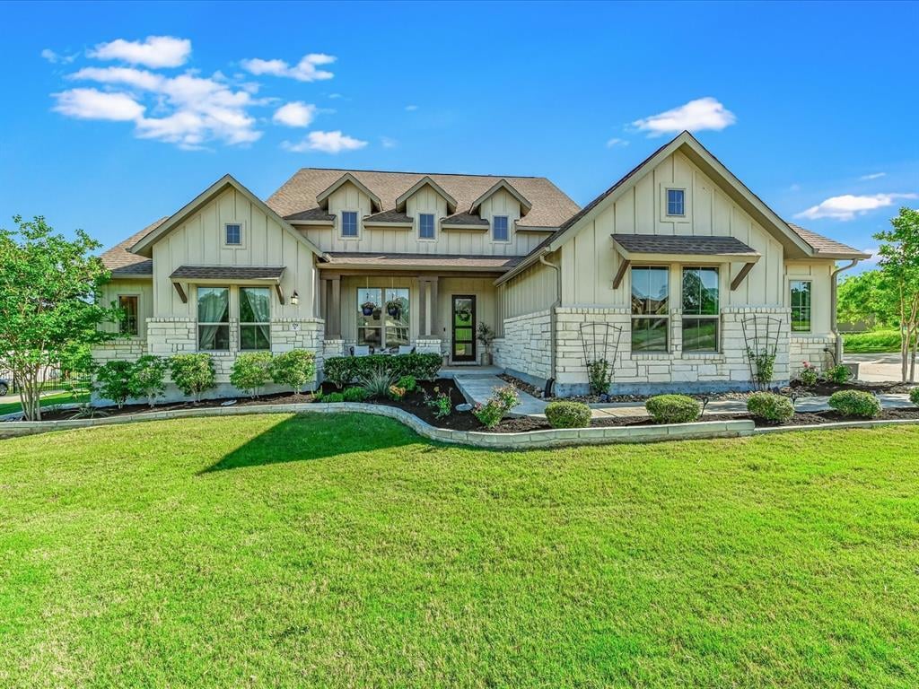 View 179 Pecos ST in Double Eagle Ranch Sec 1 179 Pecos ST - front exterior - Luxury home in Double Eagle Ranch Sec 1, Cedar Creek, TX