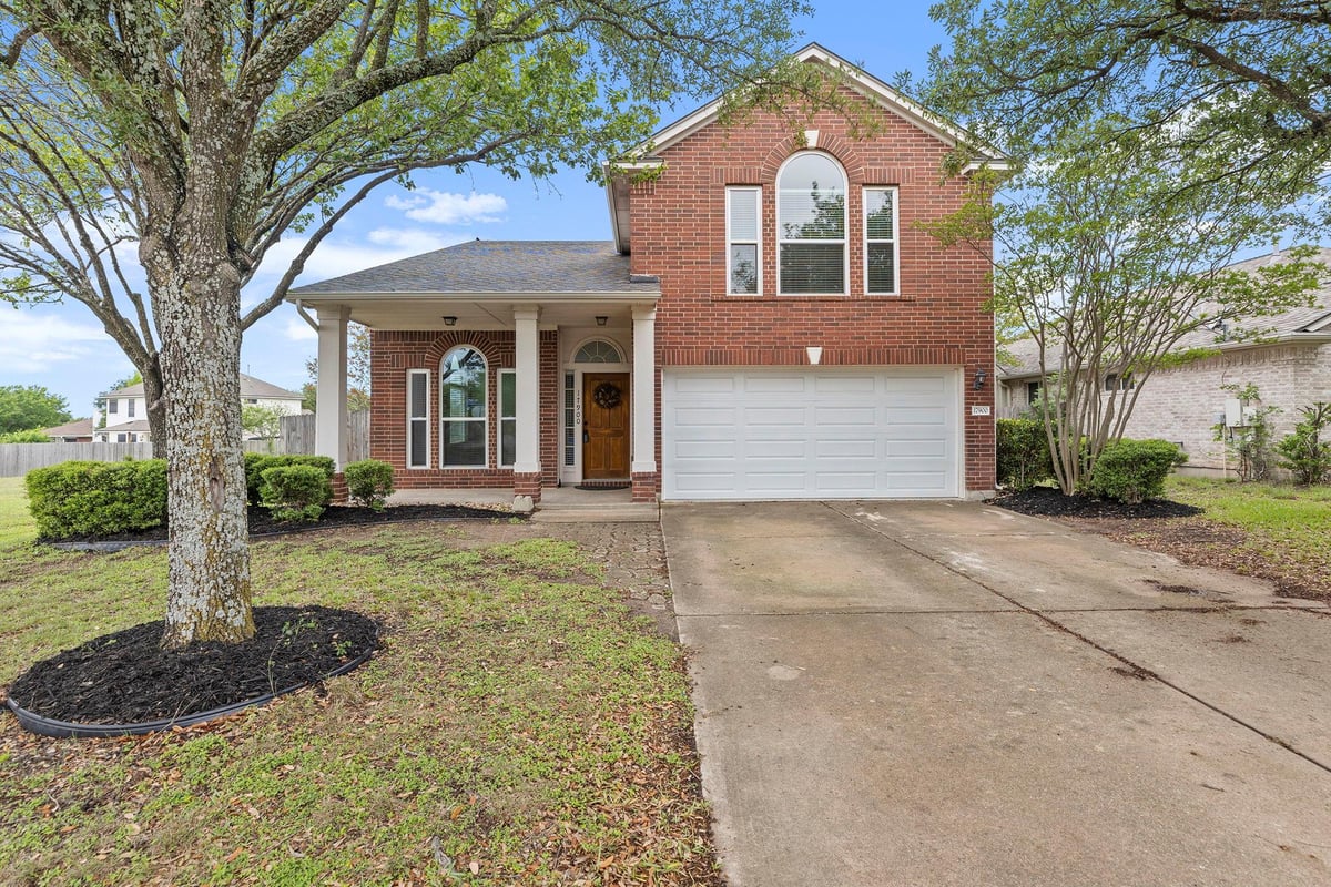 View 17900 Quitman Mountain Way in Cambridge Heights Ph A Sec 01-A 17900 Quitman Mountain Way - front exterior - Luxury home in Cambridge Heights Ph A Sec 01-A, Round Rock, TX