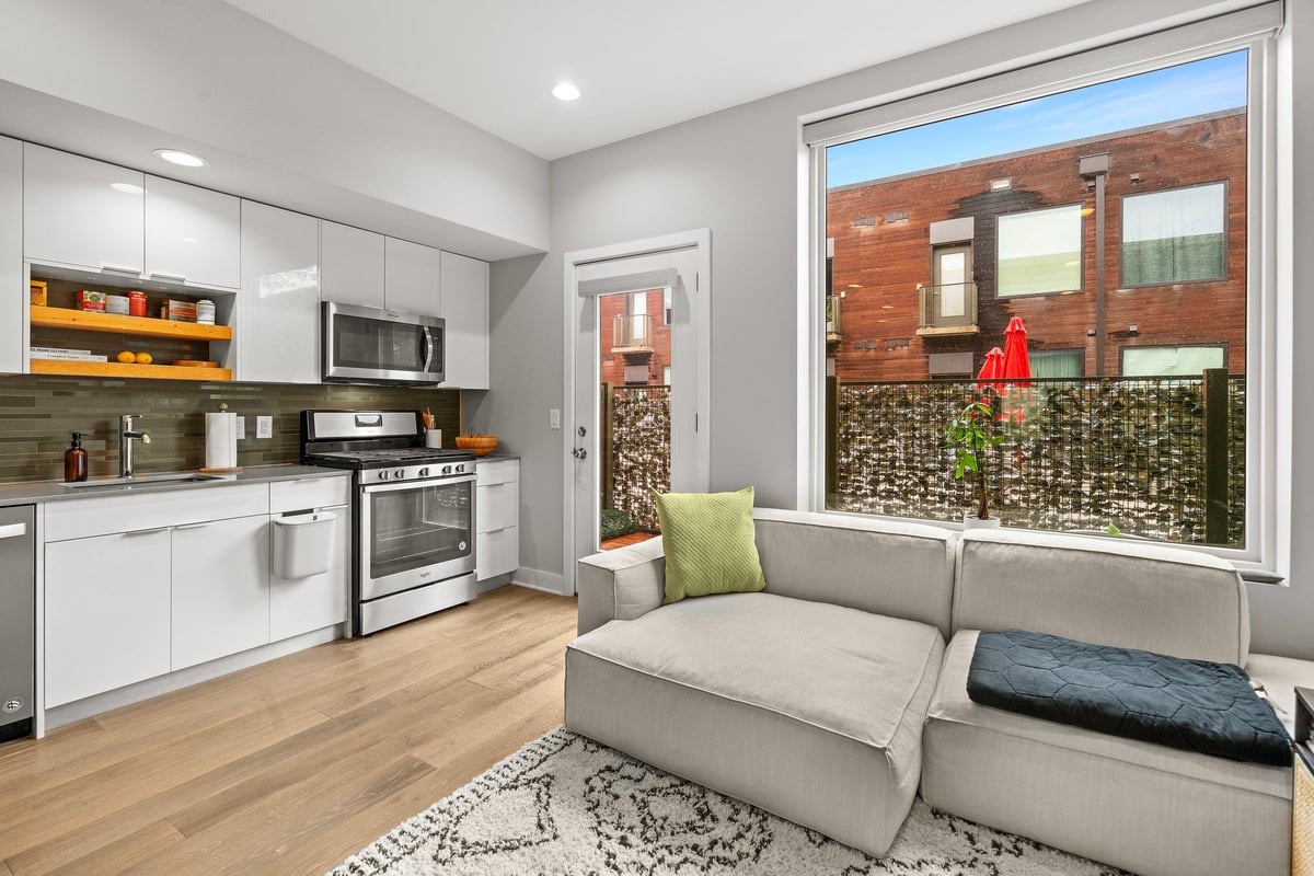 Primary bedroom at 1800 E 4th Unit #208 - 1 bed 1 bath home