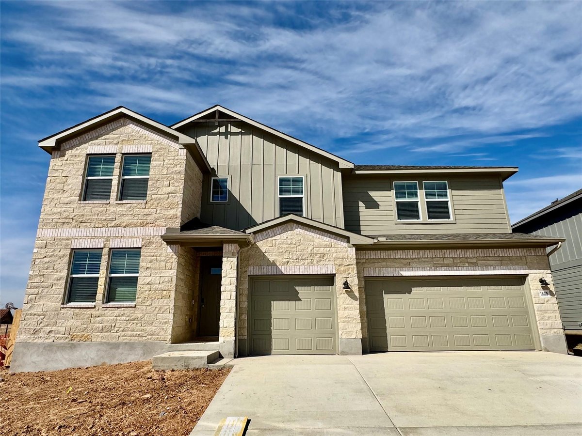 View 1800 South Main in Opal Meadows 1800 South Main - front exterior - Luxury home in Opal Meadows, Kyle, TX