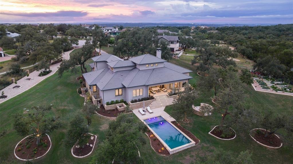 View 18001 Glenville CV in Belvedere Ph 01 18001 Glenville CV - front exterior - Luxury home in Belvedere Ph 01, Austin, TX