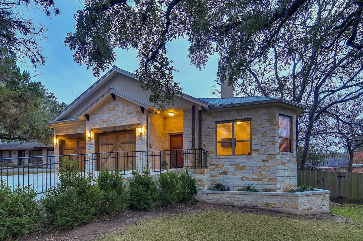 View 1801 Larchmont DR in Barton Oaks 1801 Larchmont DR - front exterior - Luxury home in Barton Oaks, Austin, TX