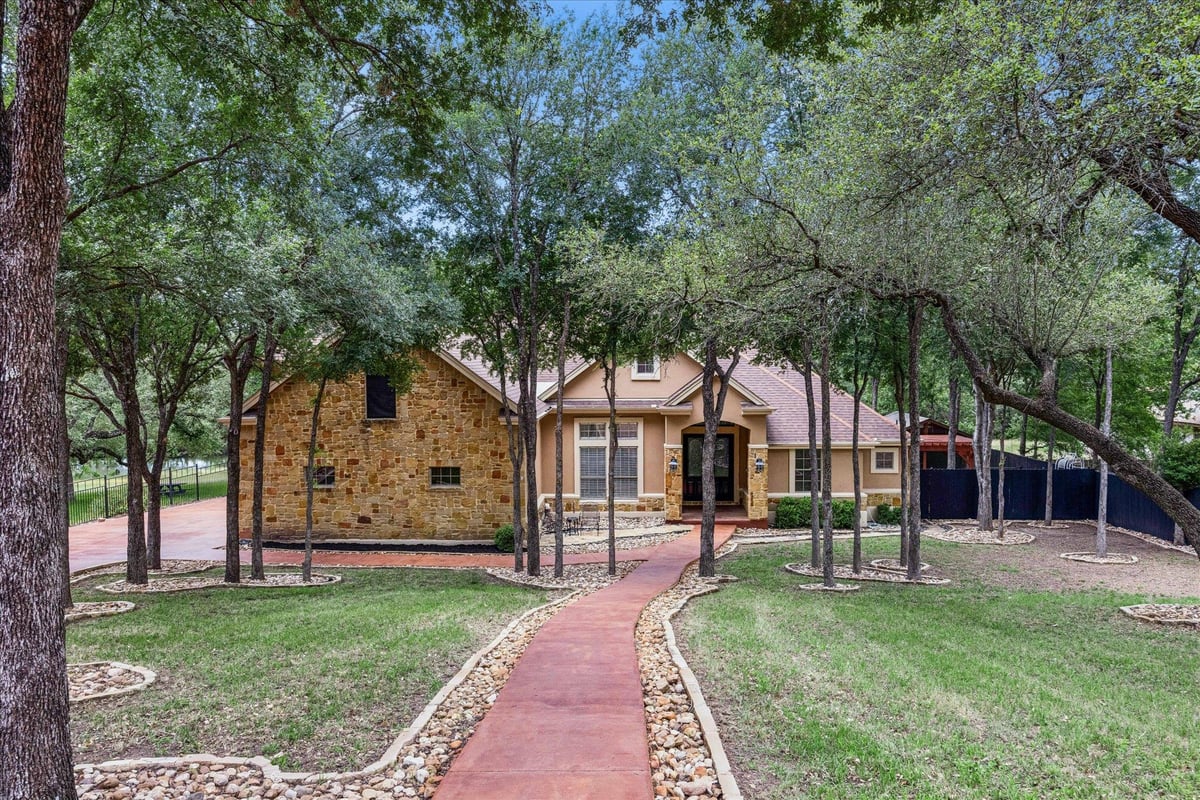 View 1804 Brushy Bend DR in Brushy Bend Park Sec 2 1804 Brushy Bend DR - front exterior - Luxury home in Brushy Bend Park Sec 2, Round Rock, TX