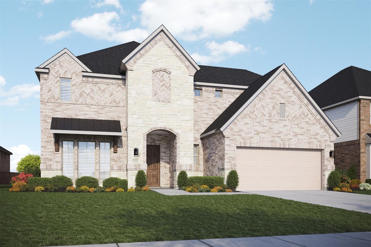 1804 Scenic Heights LN - front exterior - Luxury home in Retreat at San Gabriel, Georgetown, TX