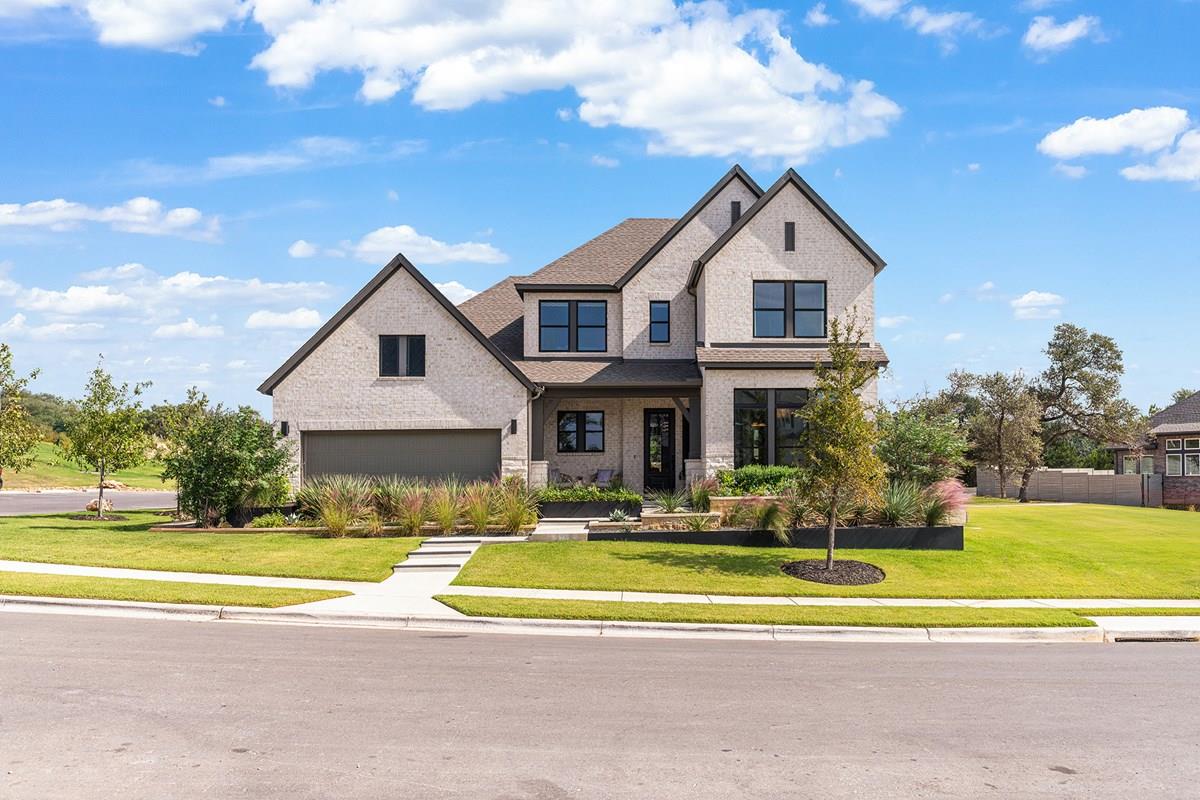 1805 Morning Mist Dr - front exterior - Luxury home in Wolf Ranch - West Bend, Georgetown, TX