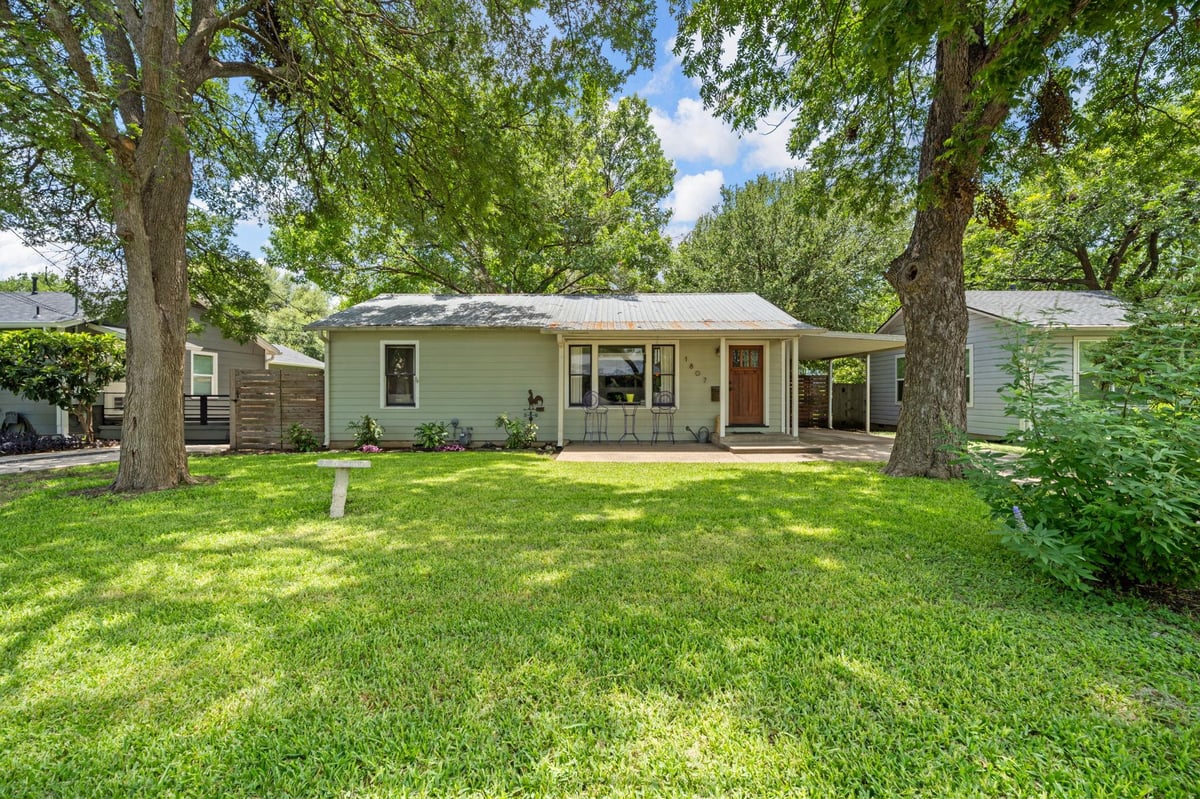 View 1807 Cullen Ave in Crestview Add Sec 01 1807 Cullen Ave - front exterior - Luxury home in Crestview Add Sec 01, Austin, TX