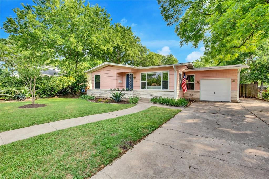 View 1807 Morrow St in Crestview Add Sec 04 1807 Morrow St - front exterior - Luxury home in Crestview Add Sec 04, Austin, TX