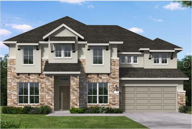 View 1809 Sauterne Dr in Carneros Ranch 1809 Sauterne Dr - front exterior - Luxury home in Carneros Ranch, Leander, TX