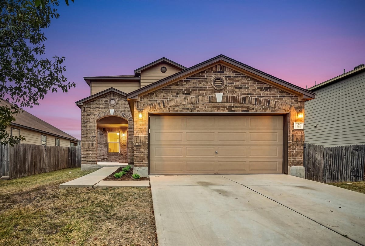 View 181 Cushman DR in Waterleaf Ph B Sec 4 181 Cushman DR - front exterior - Luxury home in Waterleaf Ph B Sec 4, Kyle, TX
