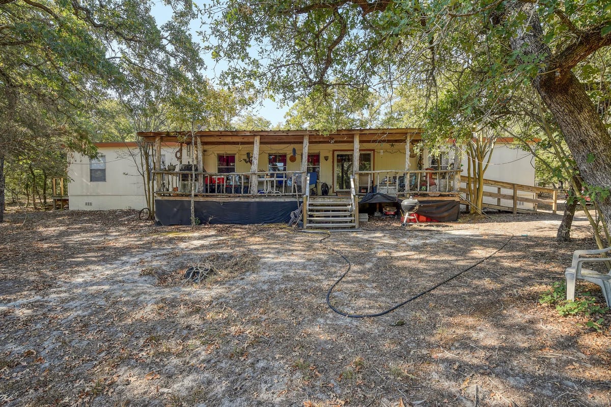 View 181 Lockwood Rd in McElwreath Properties 181 Lockwood Rd - front exterior - Luxury home in McElwreath Properties, Red Rock, TX