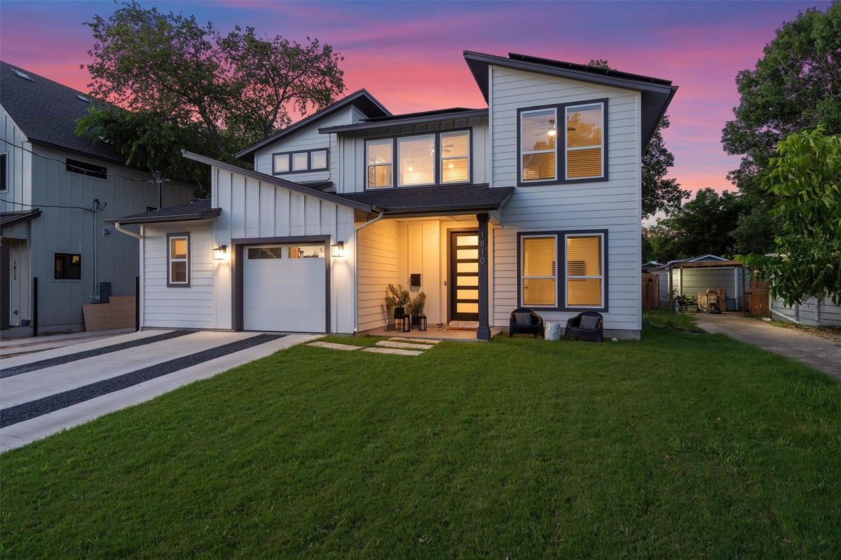 View 1810 Piedmont Ave in Crestview Add Sec 03 1810 Piedmont Ave - front exterior - Luxury home in Crestview Add Sec 03, Austin, TX