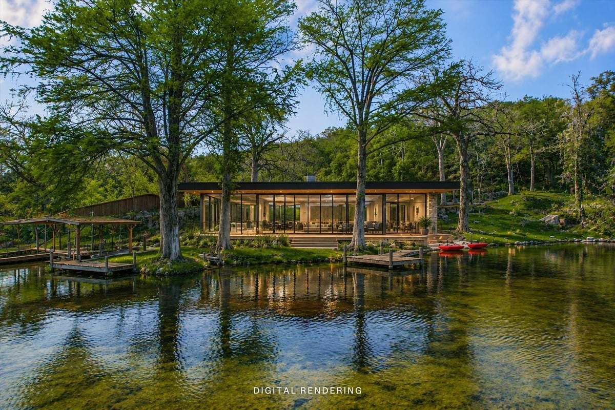 View 1810 Rockcliff RD in Windy Cove 1810 Rockcliff RD - front exterior - Luxury home in Windy Cove, Austin, TX