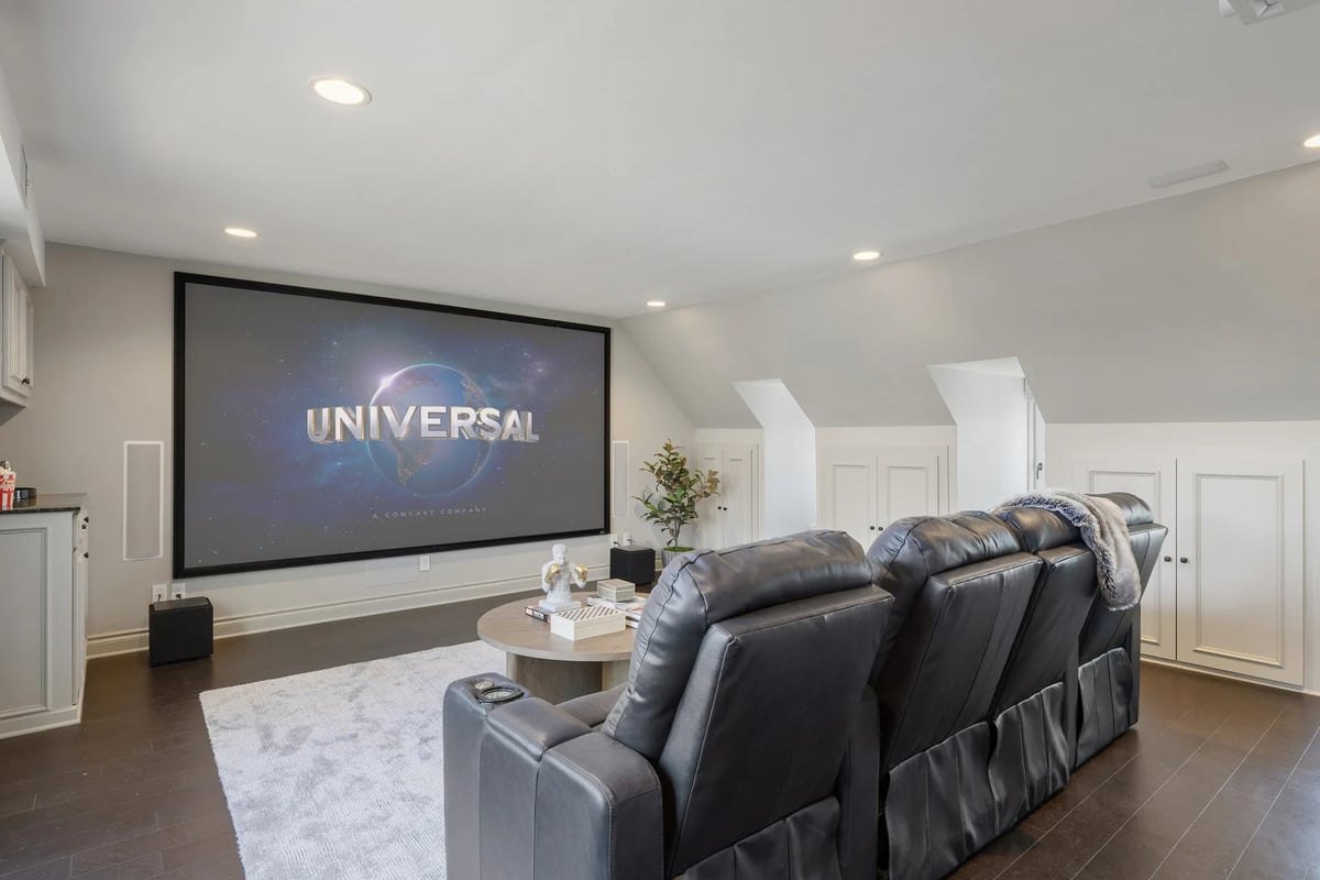1810 W 35th Street - media room, view 1