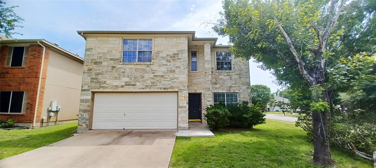 View 18101 Topsail ST in Greenbury Ph 01-B 18101 Topsail ST - front exterior - Luxury home in Greenbury Ph 01-B, Manor, TX