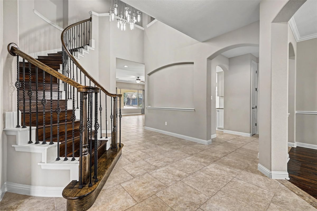 Living area at 1813 Harvest Dance Dr - 4 bed 3 bath home