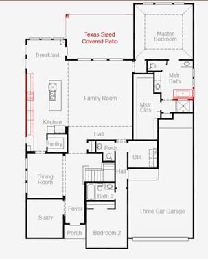 Primary bedroom at 1813 Sauterne Dr - 4 bed 4 bath home