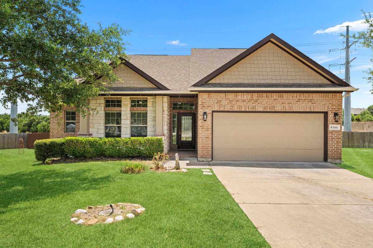 View 1816 Harvest Bend LN in Red Oaks Sec 3 1816 Harvest Bend LN - front exterior - Luxury home in Red Oaks Sec 3, Cedar Park, TX