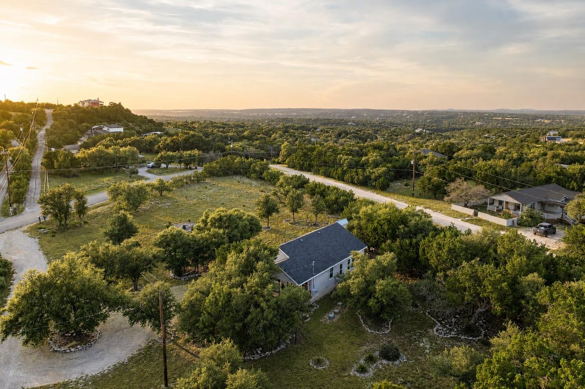 View 1816 Spring Valley DR in Springlake 1816 Spring Valley DR - property photo 1 - Luxury home in Springlake, Dripping Springs, TX