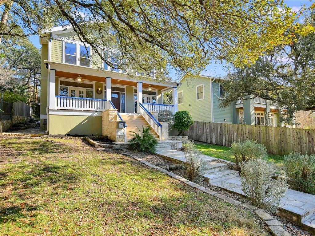 View 1817 Alta Vista Ave in Travis Heights 1817 Alta Vista Ave - front exterior - Luxury home in Travis Heights, Austin, TX