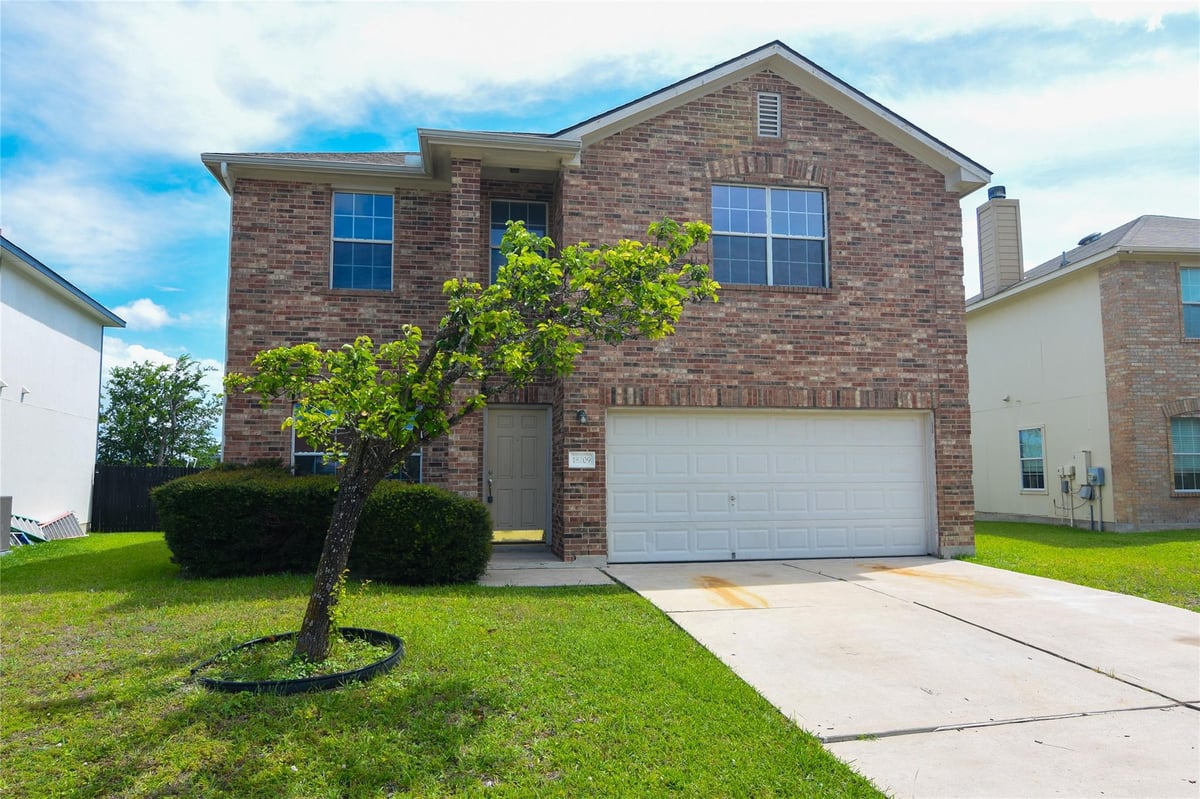 View 18209 Maxa DR in Greenbury Ph 01-A 18209 Maxa DR - front exterior - Luxury home in Greenbury Ph 01-A, Manor, TX