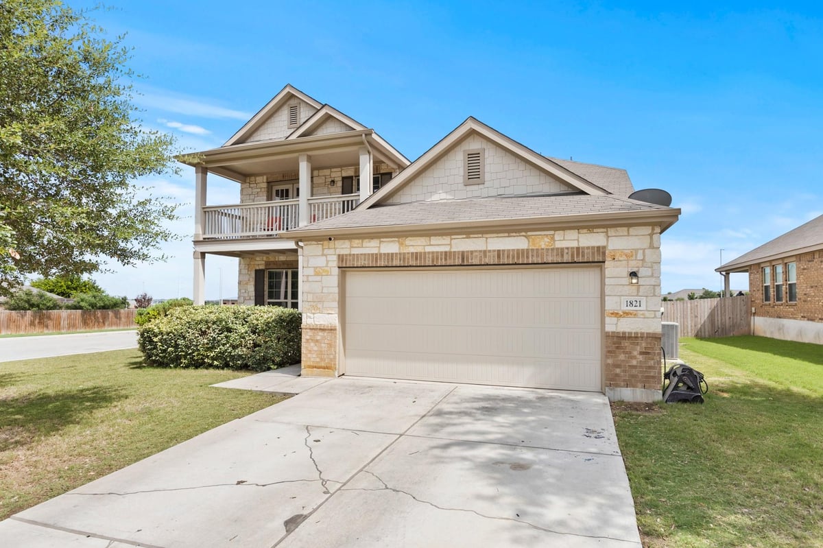 View 1821 Logan Trail in Voss Farms 1821 Logan Trail - front exterior - Luxury home in Voss Farms, New Braunfels, TX